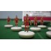 Subbuteo Andrew Table Soccer Galatasaray 2014-2015 Champions League kit on classic Hasbro bases
